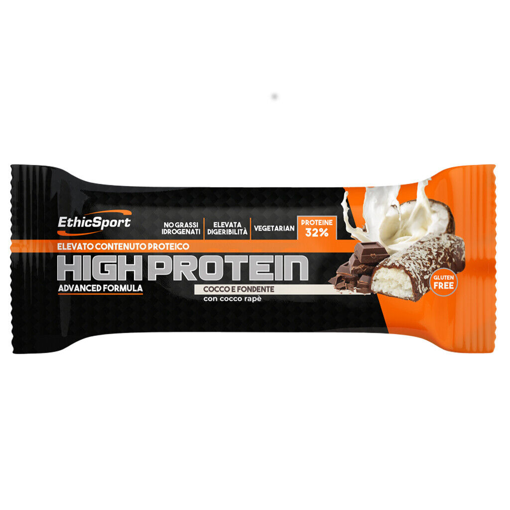 ETHIC SPORT HIGH PROTEIN BAR 45 GR Cocco-Fondente