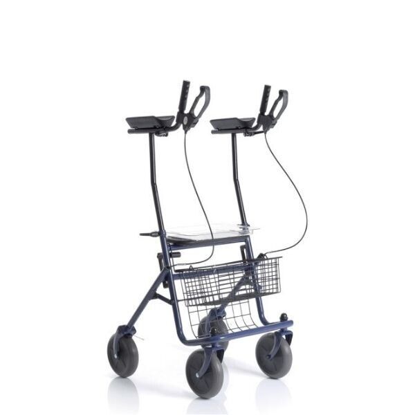 Deambulatore 4 ruote e Freni Con Appoggi Antibrachiali - Rollator con seduta