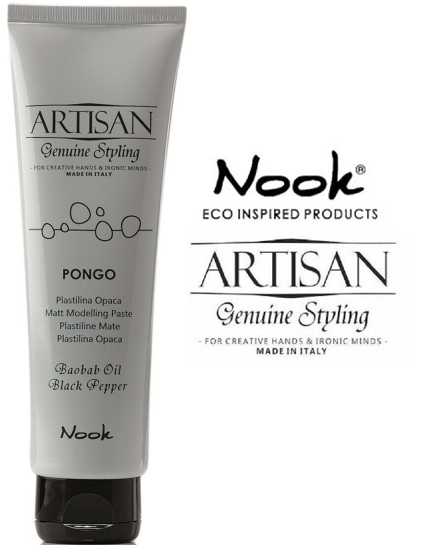 NOOK ARTISAN PONGO PASTA MODELLANTE CAPELLI OPACA PROFESSIONALE TENUTA FORTE 100