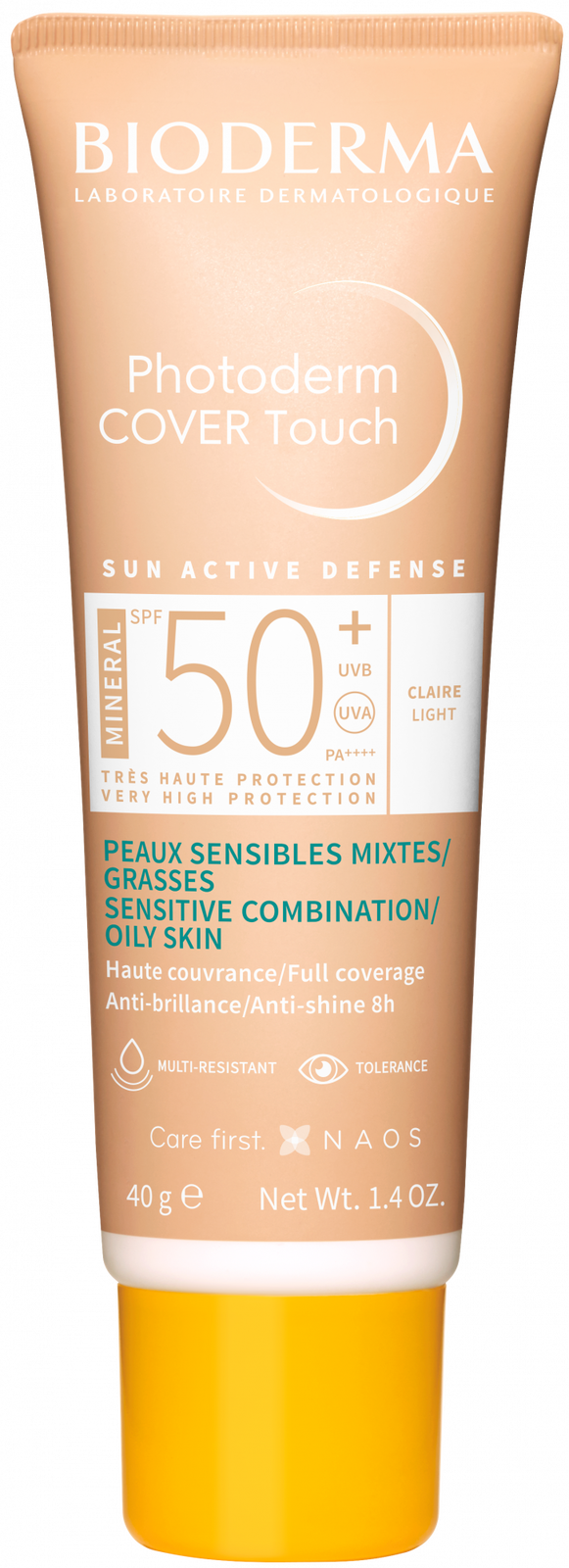 Photoderm Cover Touch Mineral Spf50+ Claire Bioderma 40g