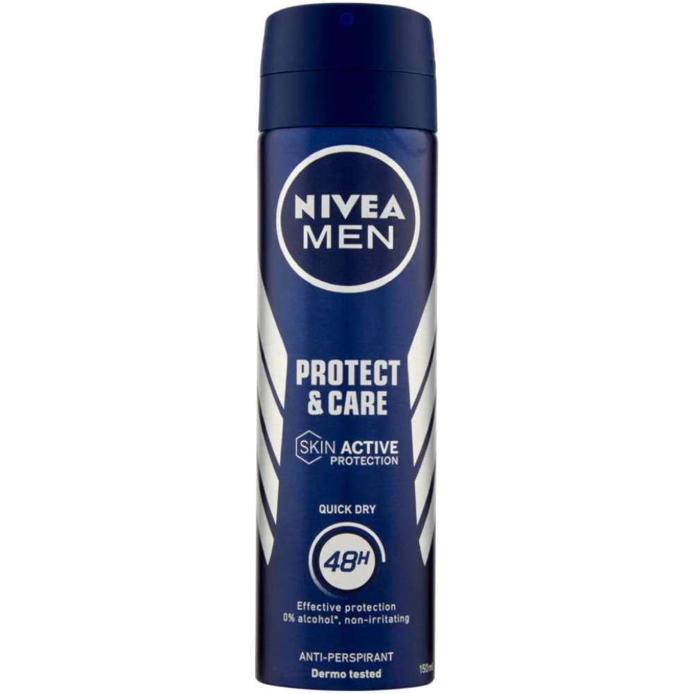 Nivea Men Protect E Care Deodorante Uomo Spray 48H 150ml