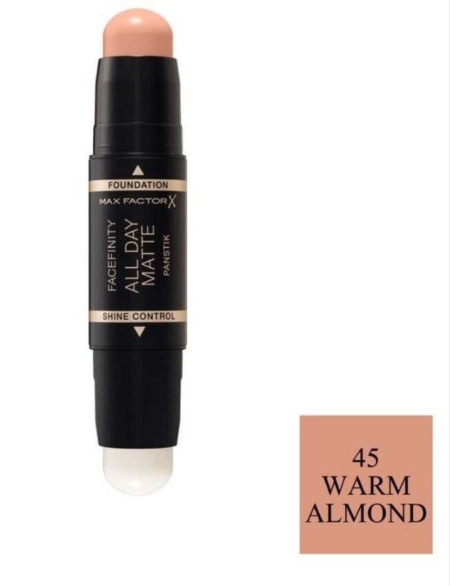 FONDOTINTA stick Max Factor Facefinity All Day Matte Panstik N° 45 WARM ALMOND