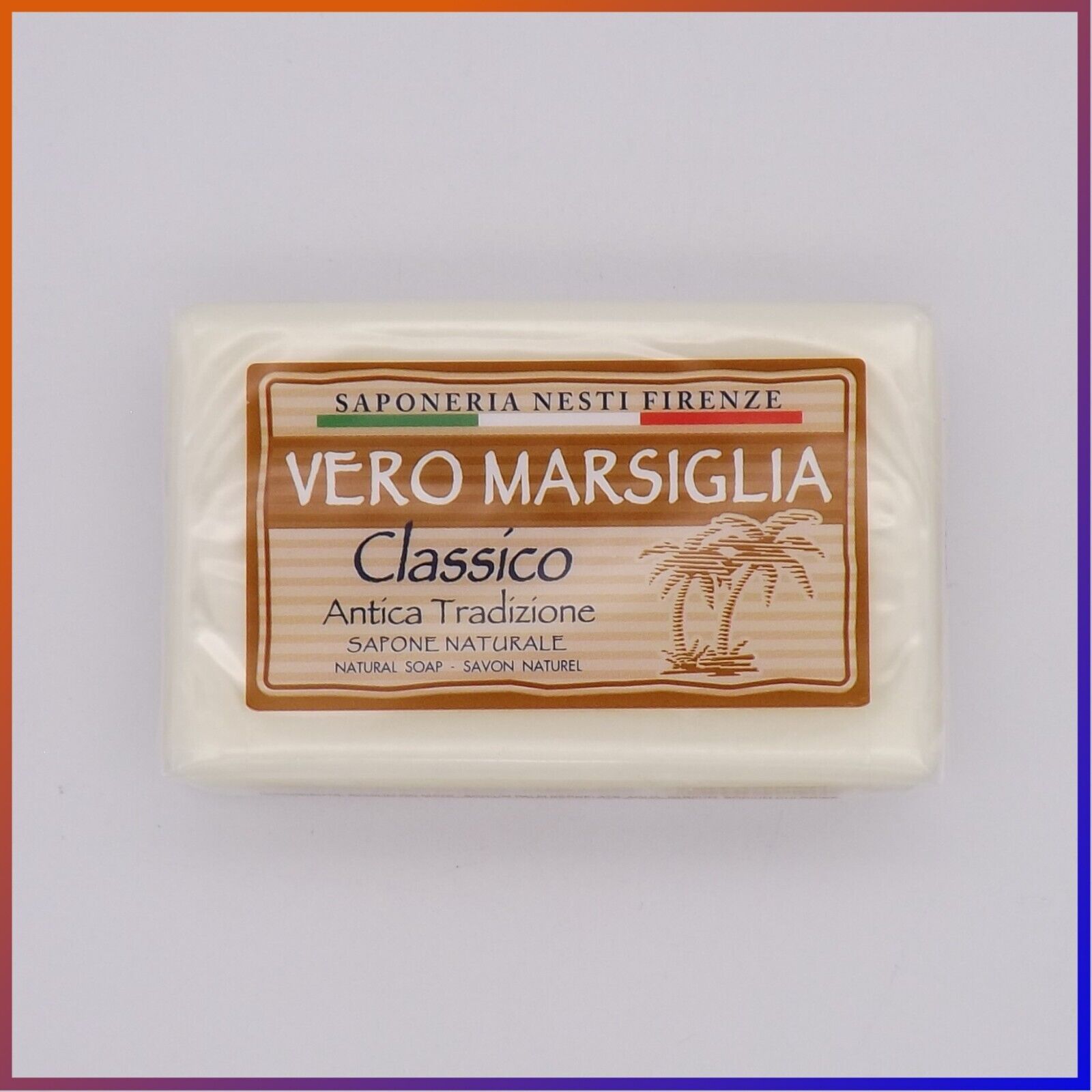Saponetta profumata Vero Marsiglia Vegetale Classico 150 g Saponeria Nesti Dante