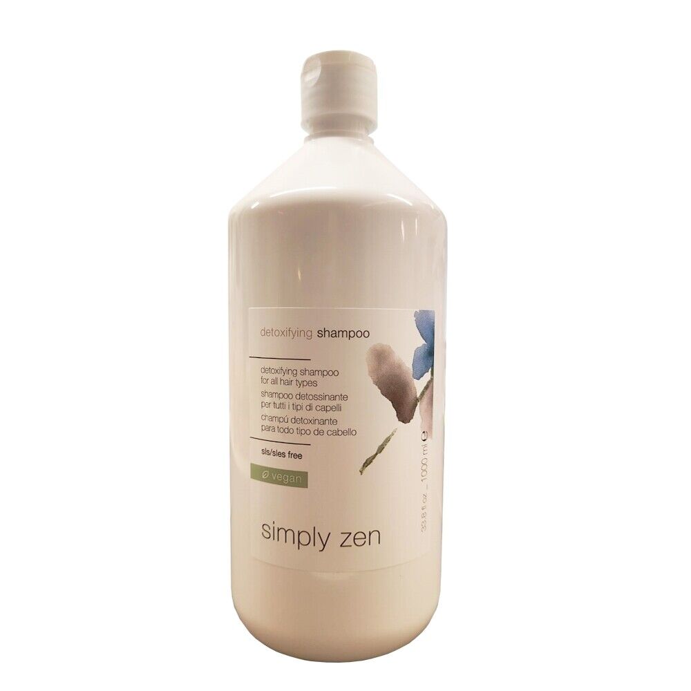 Simply Zen Detoxifying Shampoo 1000ml FORMULA VEGAN 2024 shampoo detossinante