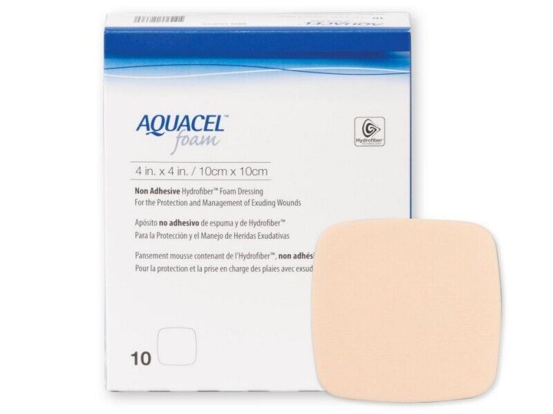 Aquacel Foam Adesivo 10x10 10 Pezzi