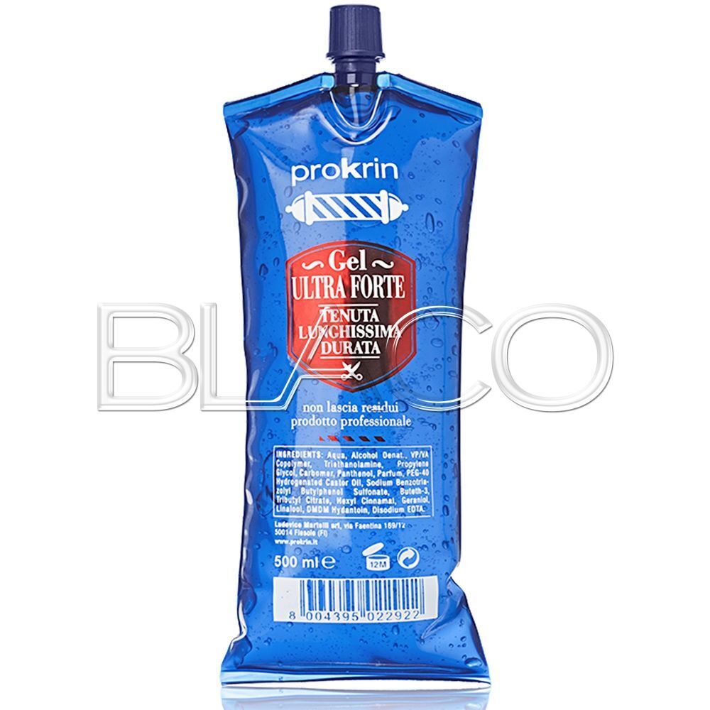 PROKRIN GEL MODELLANTE ULTRAFORTE PER CAPELLI IN VESCICA - 500ML