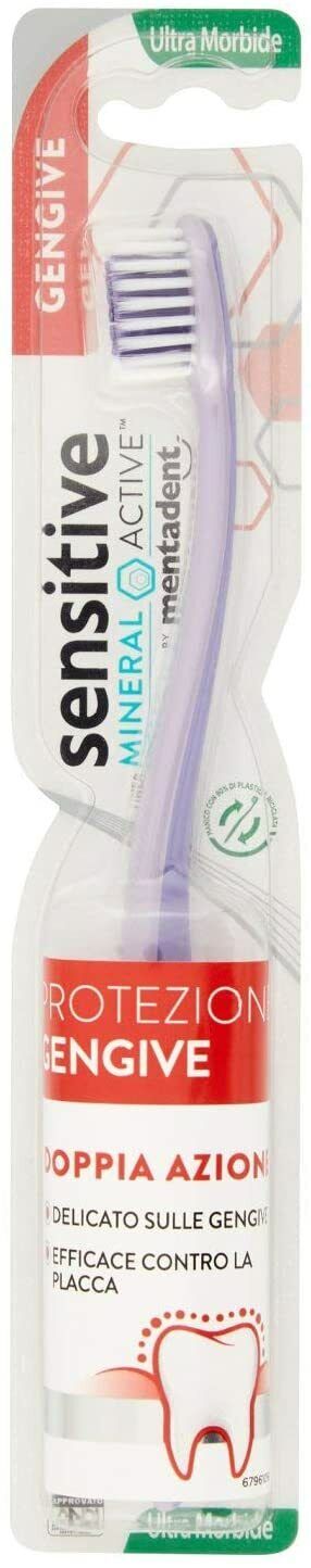 Spazzolino Sensitive Mineral Active Protezione Gengive di Mentadent