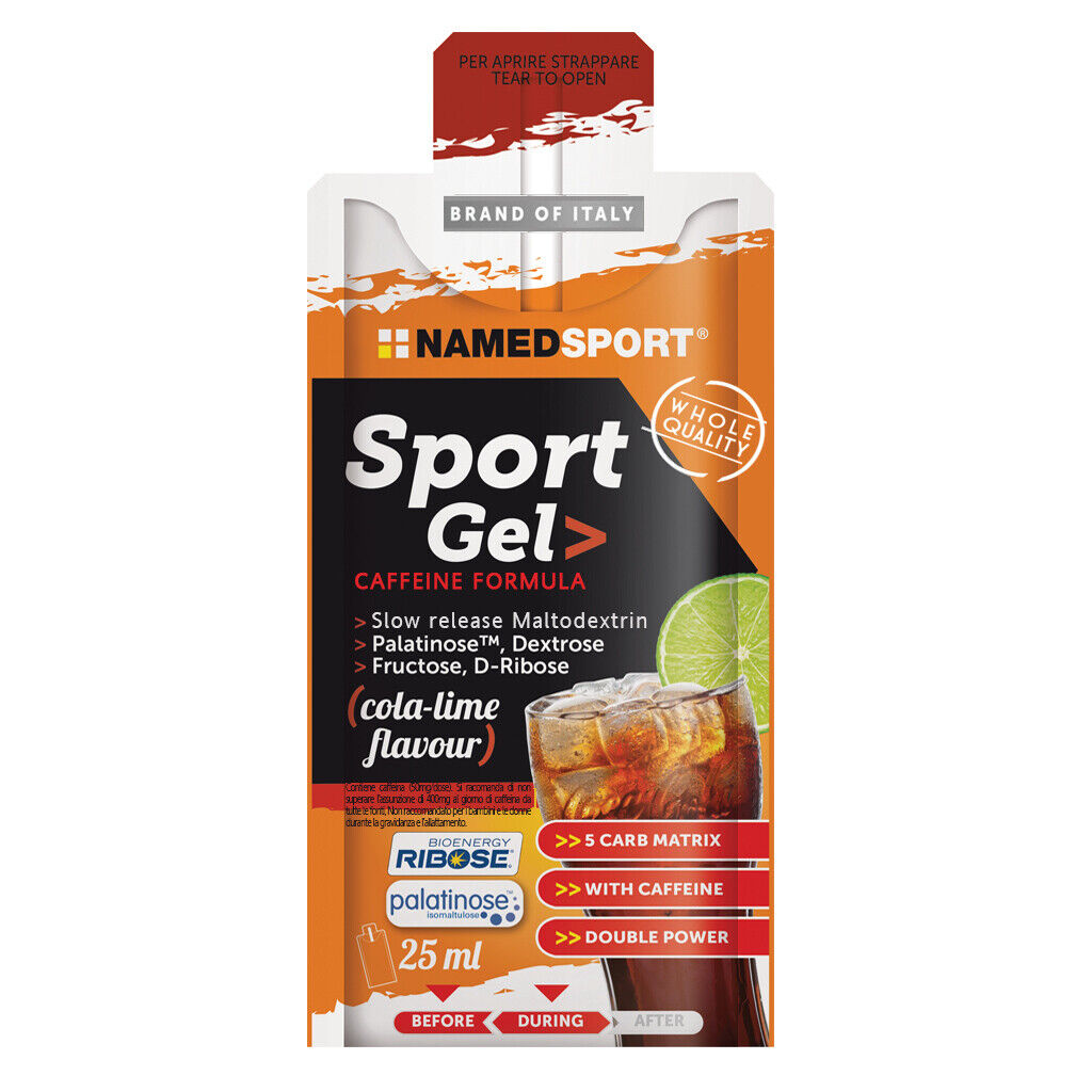 NAMED SPORT GEL CAFFEINE FORMULA 25 ML Cola-Lime