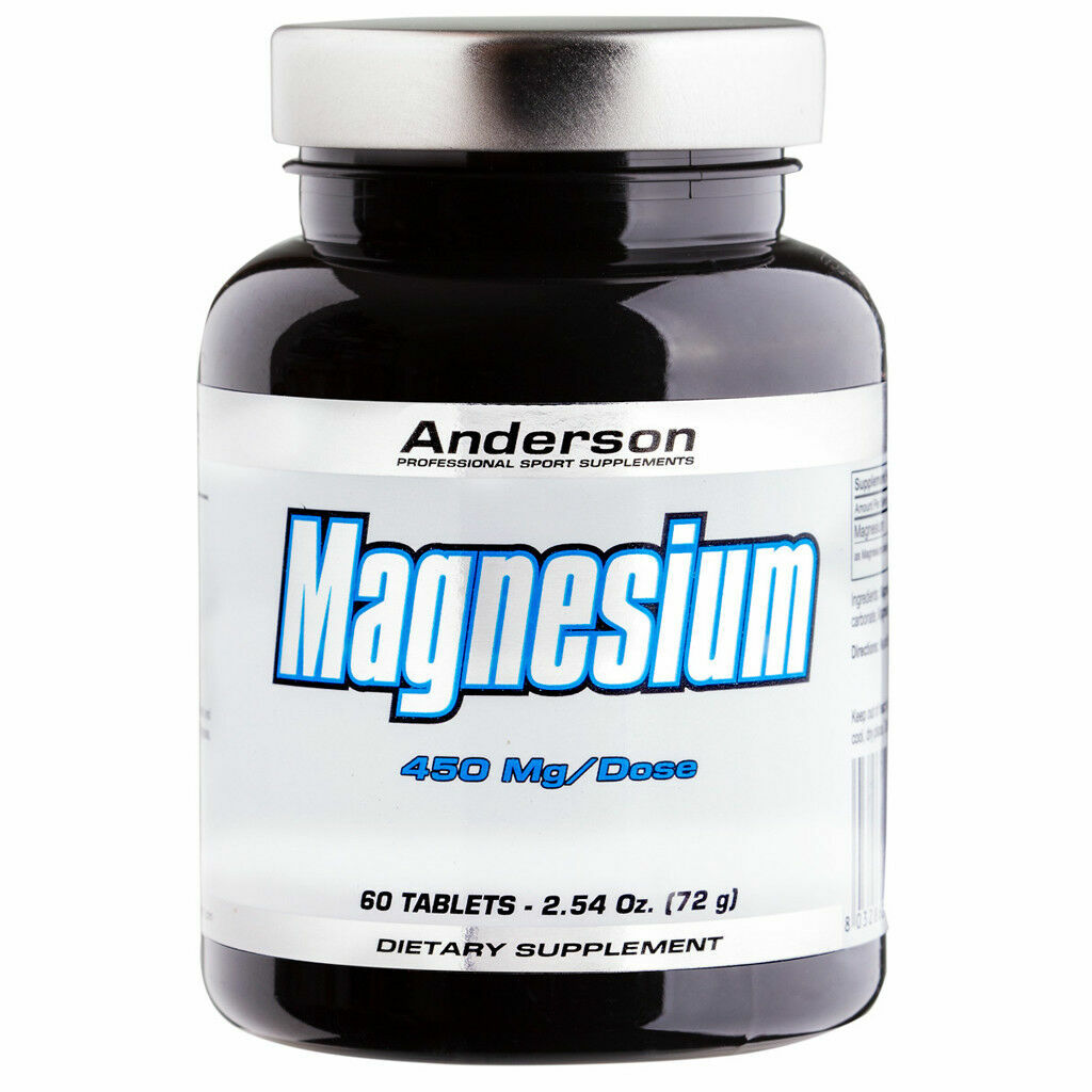 Anderson Magnesium 60 cpr Magnesio Citrato Contrasta Stanchezza Affaticamento