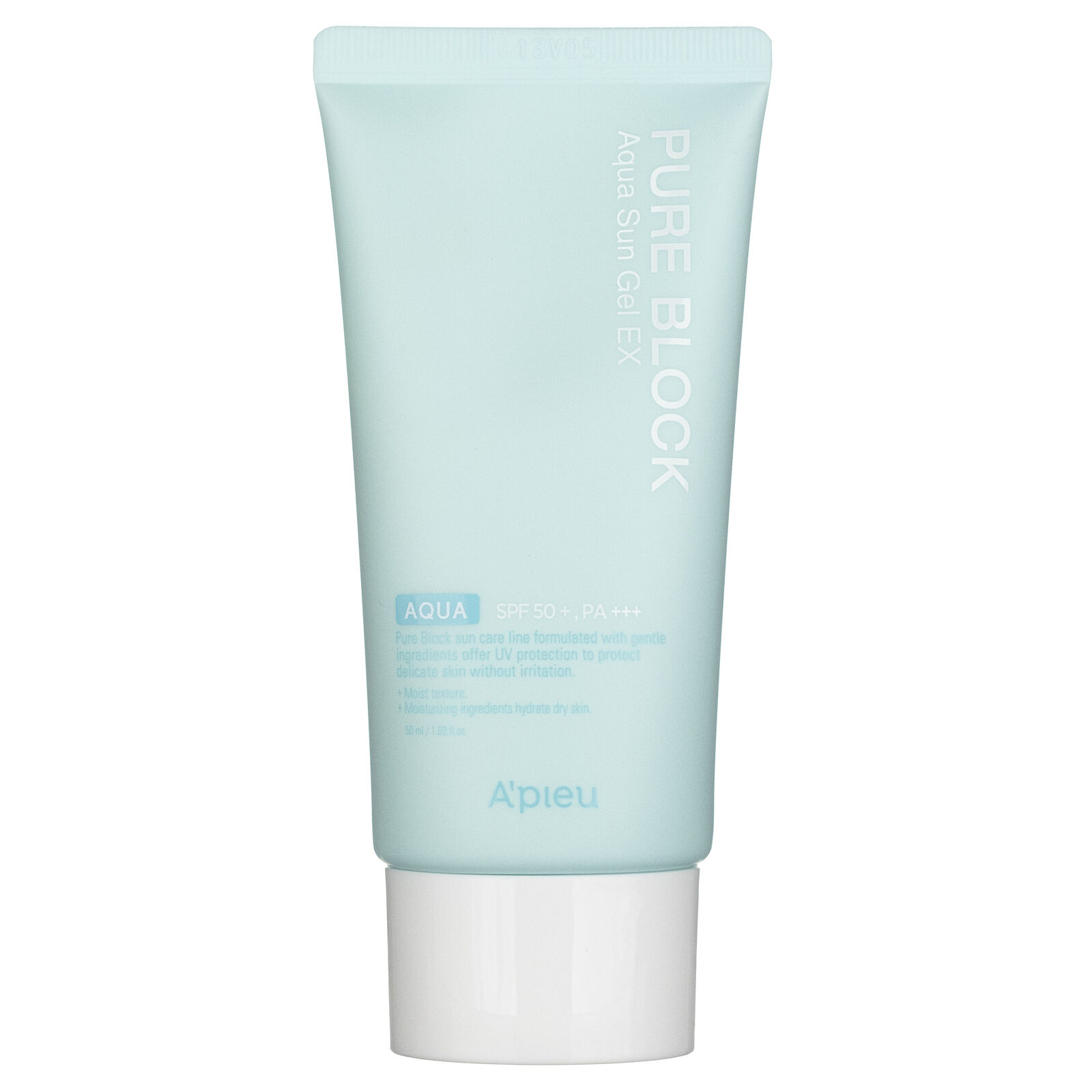 A'Pieu Gel di protezione solare Pure Block Aqua Sun SPF50+, 50 ml