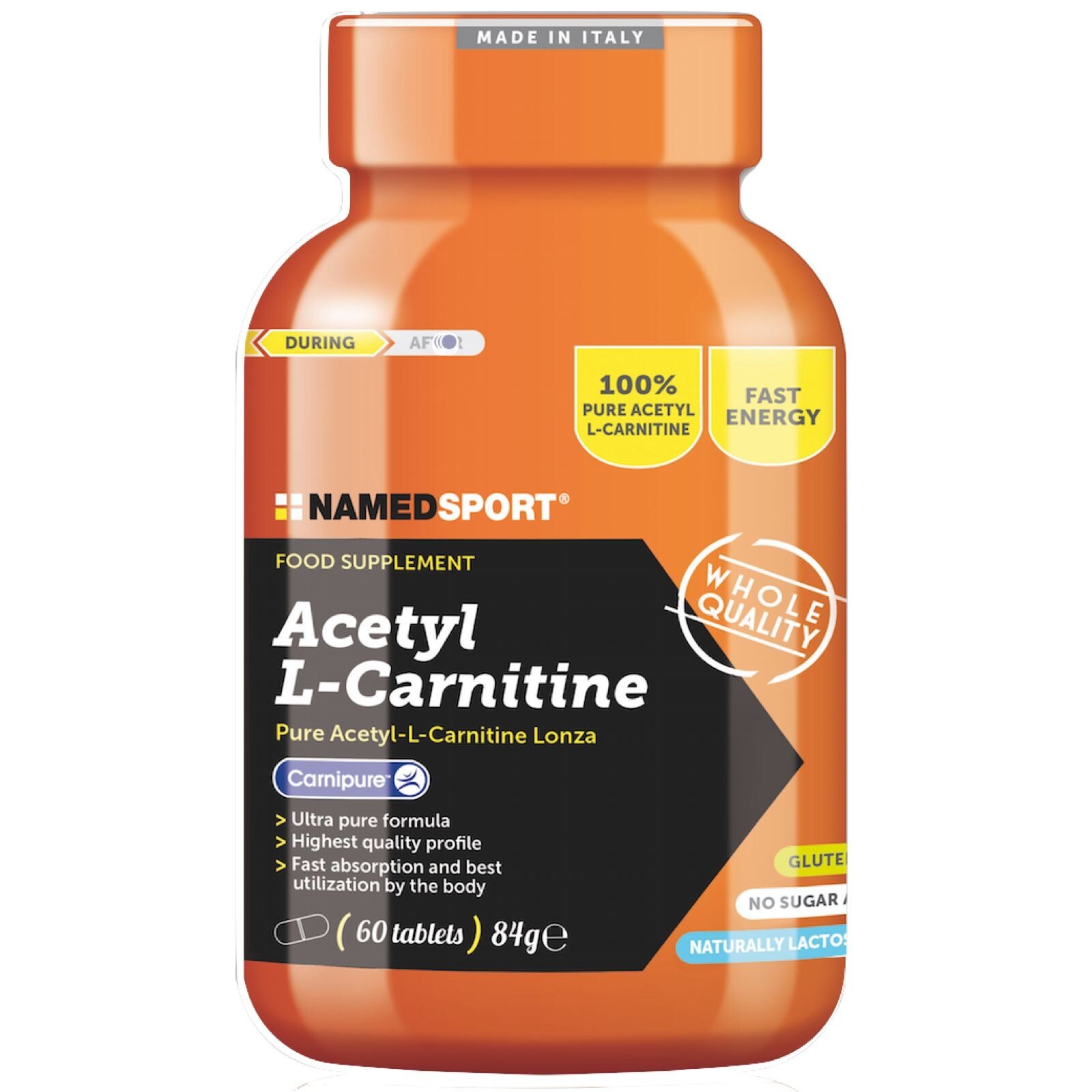 NAMED Acetil L-Carnitina 60 cps Potente Brucia Grassi Bruciagrassi Dimagrante