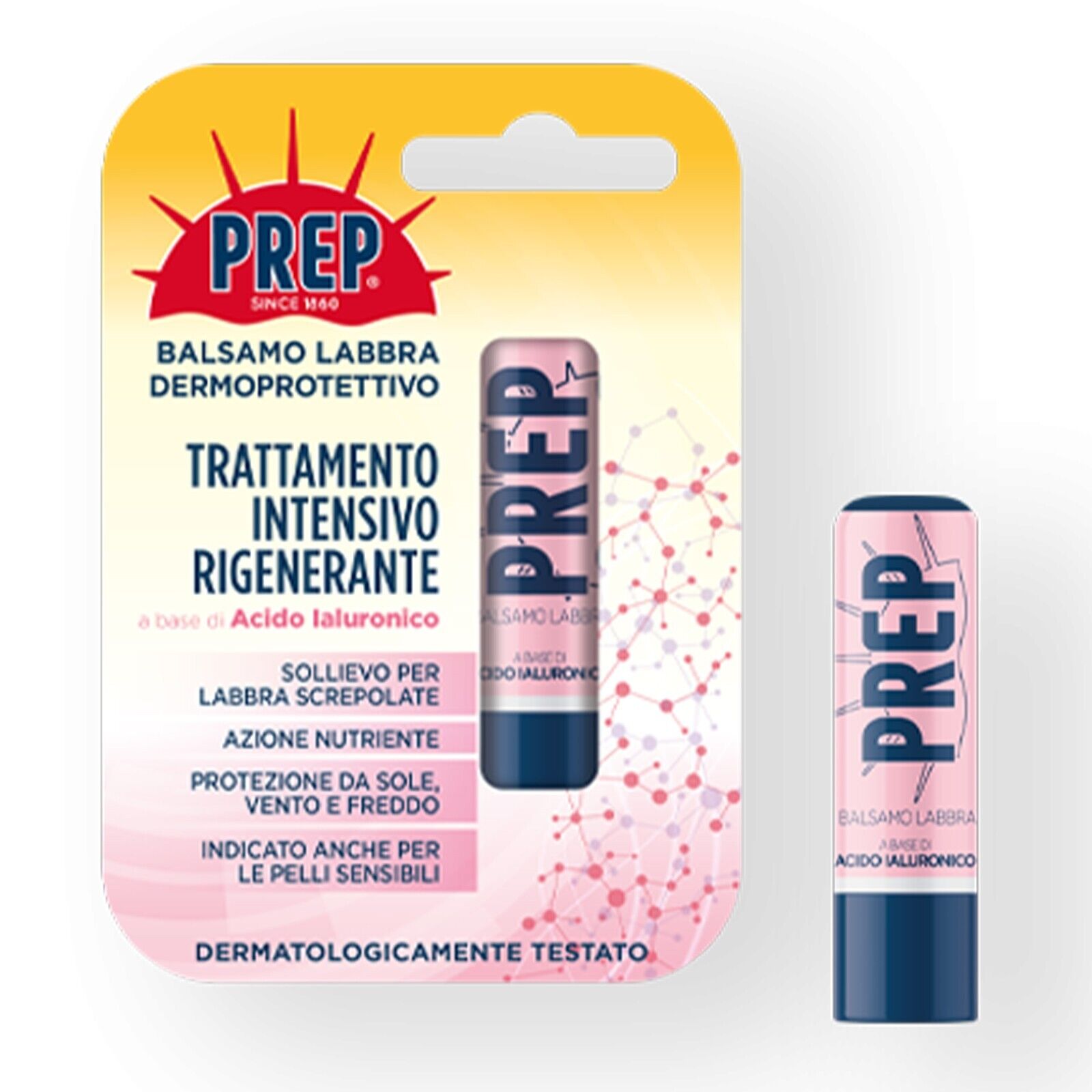 Prep Balsamo Labbra Dermoprotettivo A Base di Acido Ialuronico 4,5 g