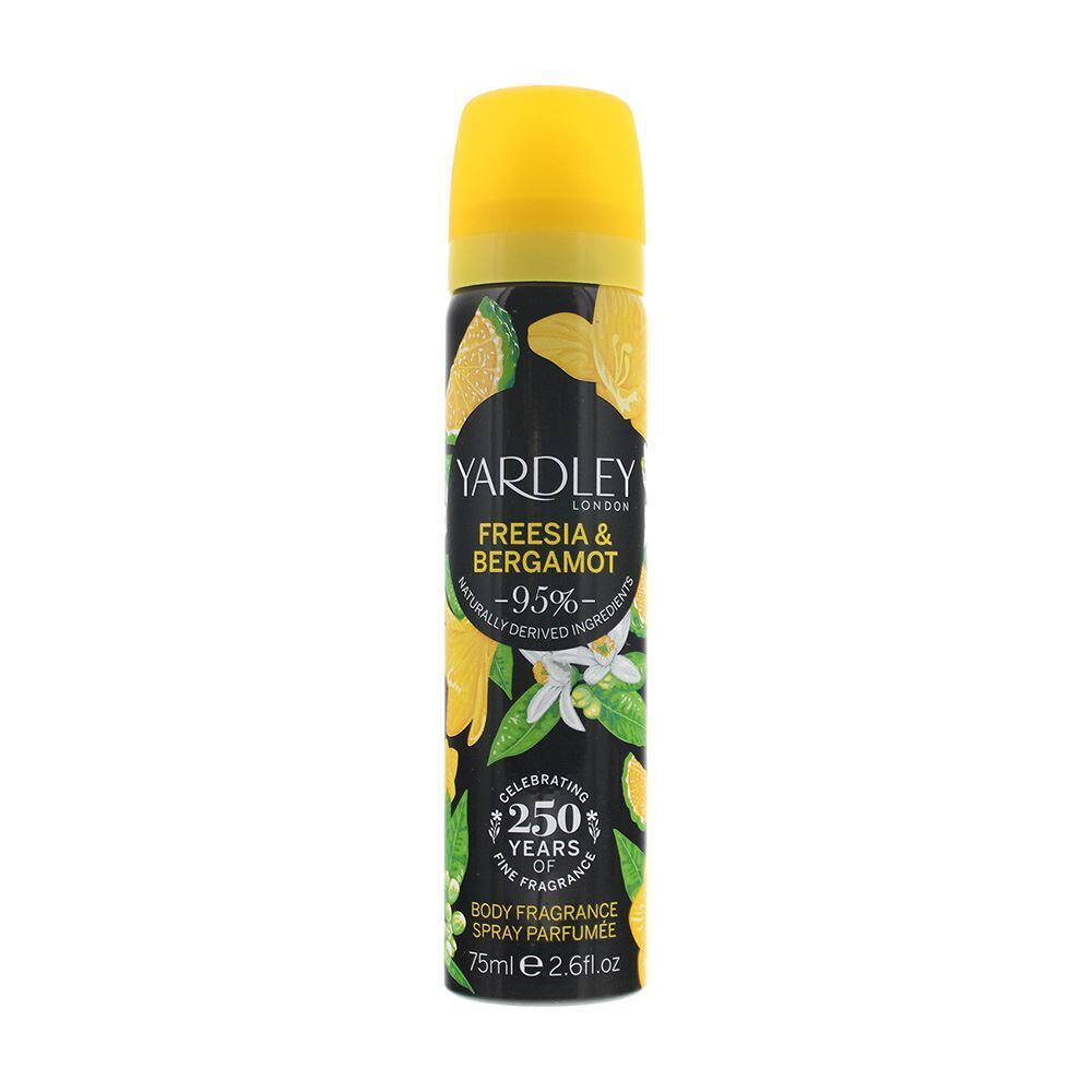 Yardley Freesia and Bergamot Body Spray 75ml Women