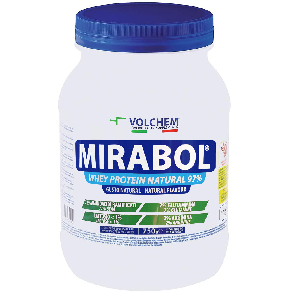 VOLCHEM MIRABOL WHEY PROTEIN NATURAL 97% 750 GR Naturale
