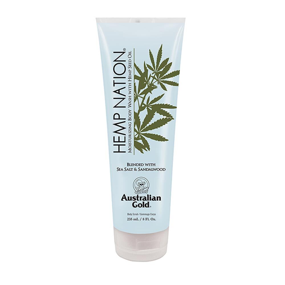 Australian Gold Hemp Nation - Sea Salt & Sandalwood Bagnoschiuma, 235ml