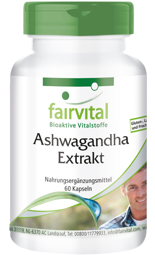 Estratto di Ashwagandha 500 mg - 60 capsule, 5% witanolidi, alto dosaggio |...