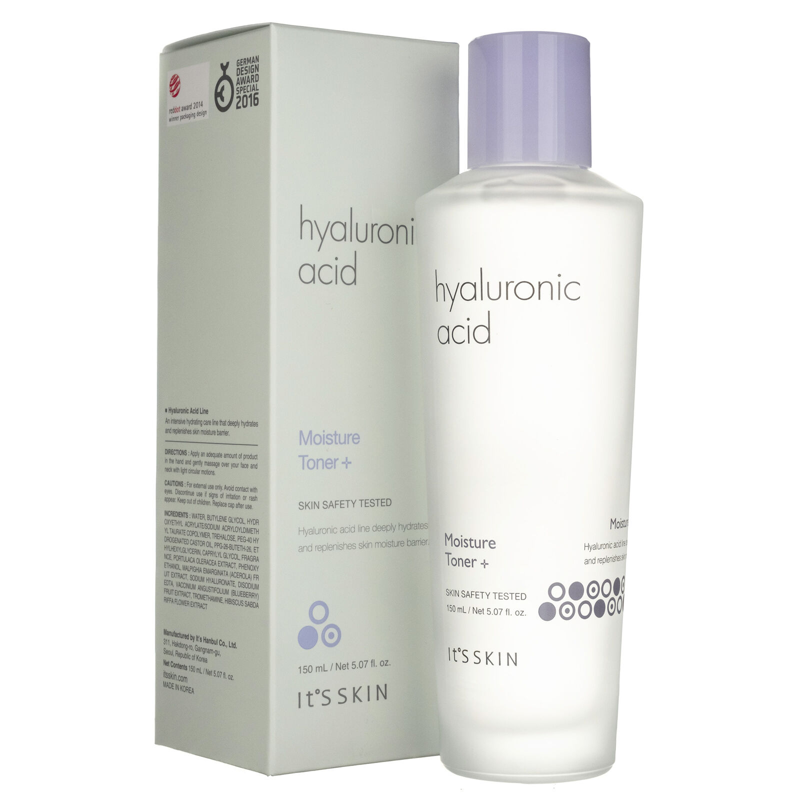 It's Skin Acido Ialuronico Tonico Idratante+, 150 ml