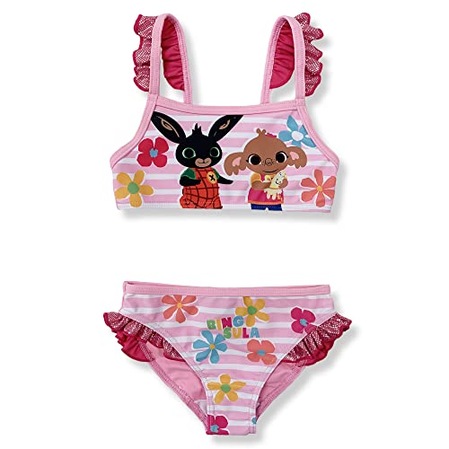 Sun City Costume Bikini Bing E Sula, Costume Due Pezzi Da Mare Bambina, Rosa