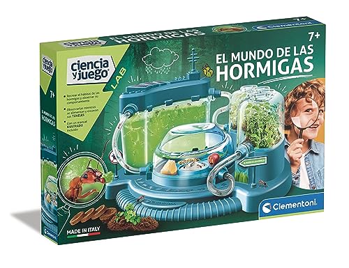 Clementoni La Città Delle Formiche - Giocattolo Scientifico Per Imparare Dagli Insetti, Crea Un Mondo Per Formiche Con Diversi Ambienti, Dai 8 Anni In
