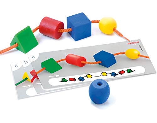 Miniland- Activity Shapes, Multicolore, 4