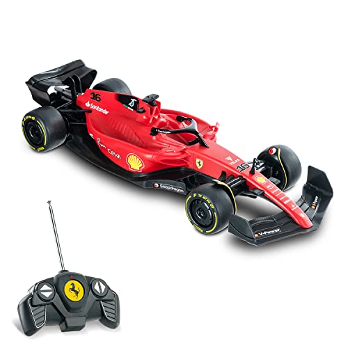 Mondo Motors - Ferrari F1-75 - Auto Radiocomandata Formula Uno - Scala 1:18-2.4 Ghz - Colore Rosso - 63742