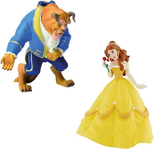 Disney - Bella E La Bestia - Figura Set Con 2 Figure: La Bella , E La Bestia