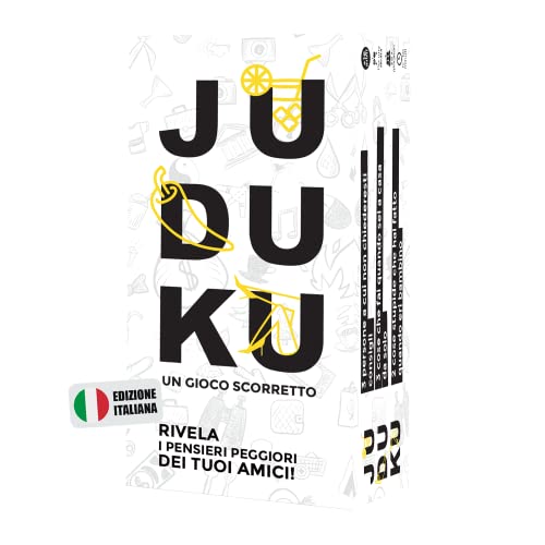 Juduku Gioco Di Carte 480 Carte Prodotte In Europa- Edizione Limitata - Il Regalo Perfetto - Divertente Gioco Da Tavolo Per Adulti - Perfetto Per Le F