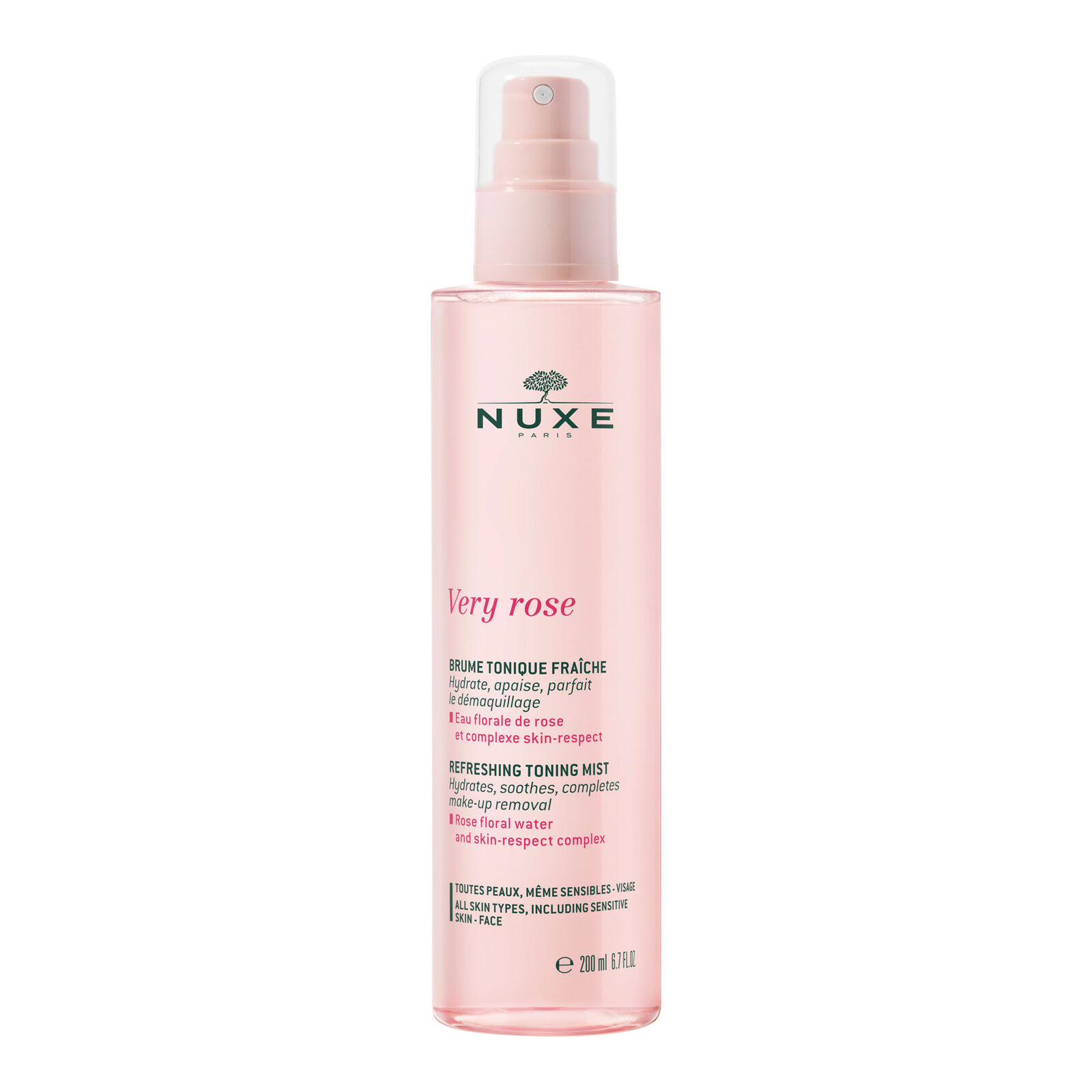 Tonico Spray Fresco Very Rose Nuxe 200ml
