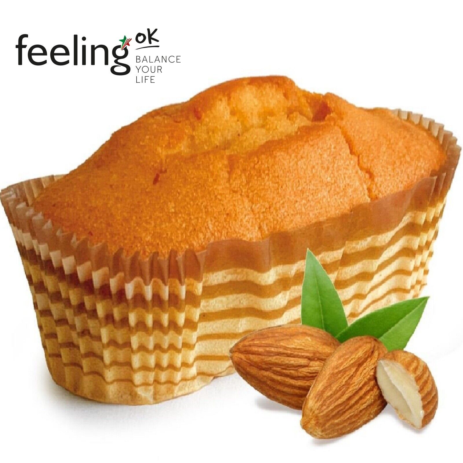 Feeling OK - Start1 - Plumcake 1x45 gr PLUMCAKES PROTEICI MANDORLA