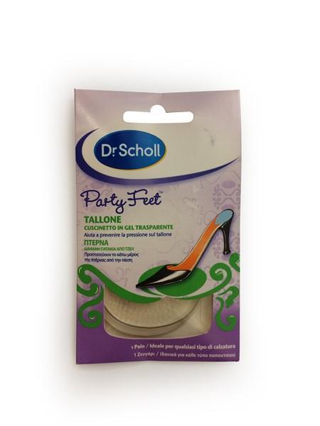 DR SCHOLL PARTY FEET TALLONE CUSCINETTO IN GEL TRASPARENTE 1 PAIO