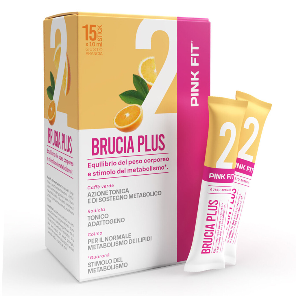 PINK FIT BRUCIA PLUS 15 STICK Arancia