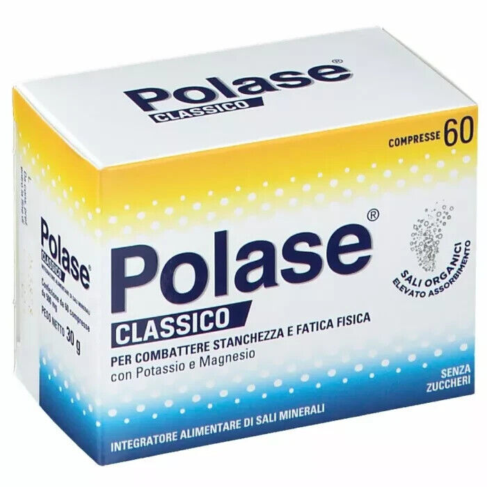 POLASE 60 COMPRESSE SENZA ZUCCHERI INTEGRATORE ALIMENTARE DI POTASSIO E MAGNESIO