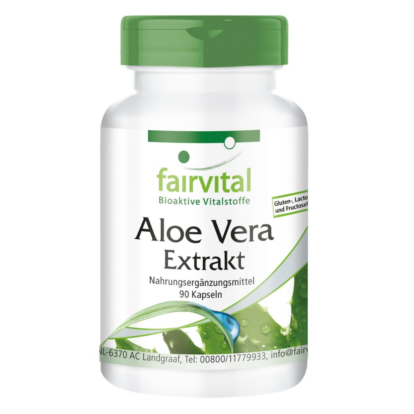 Estratto di Aloe Vera - 90 Capsule | 200x concentrato | dose elevata | fairvital