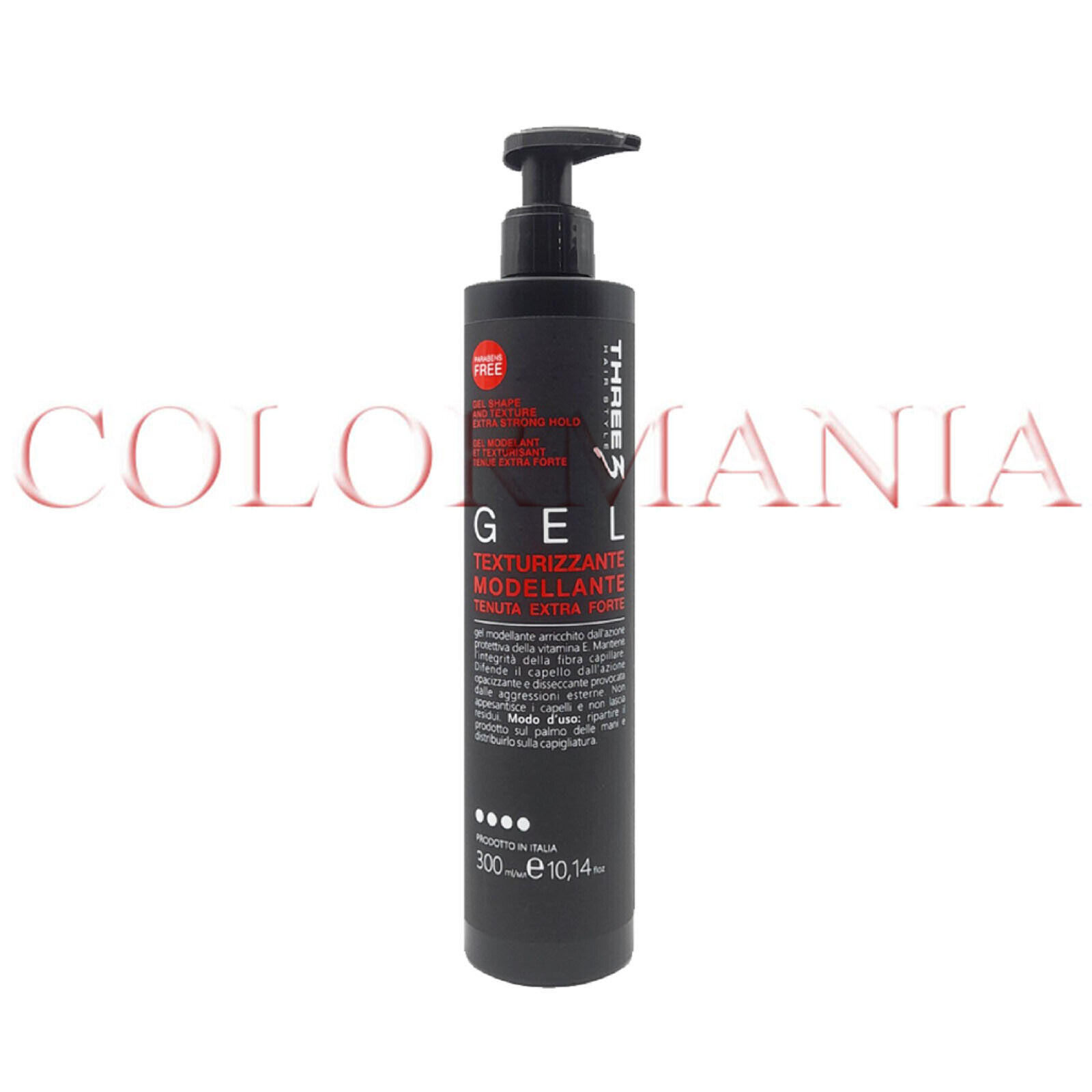 FAIPA THREE GEL PER CAPELLI TEXTURIZZANTE MODELLANTE FORTE PROTETTIVO 300 ML