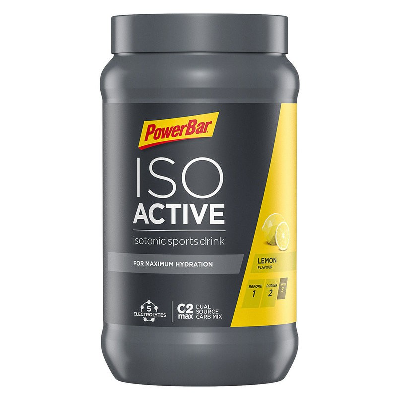 PowerBar Bevanda isotonica in polvere Isoactive, limone, 600 g