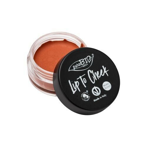 PUROBIO COSMETICS LIP TO CHEEK BLUSH E ROSSETTO IN CREMA 5G - N. 01 CARROT