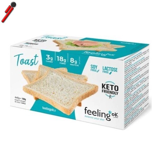 Feeling Ok, Toast Optimize, 2 x 80 g Pane tostato