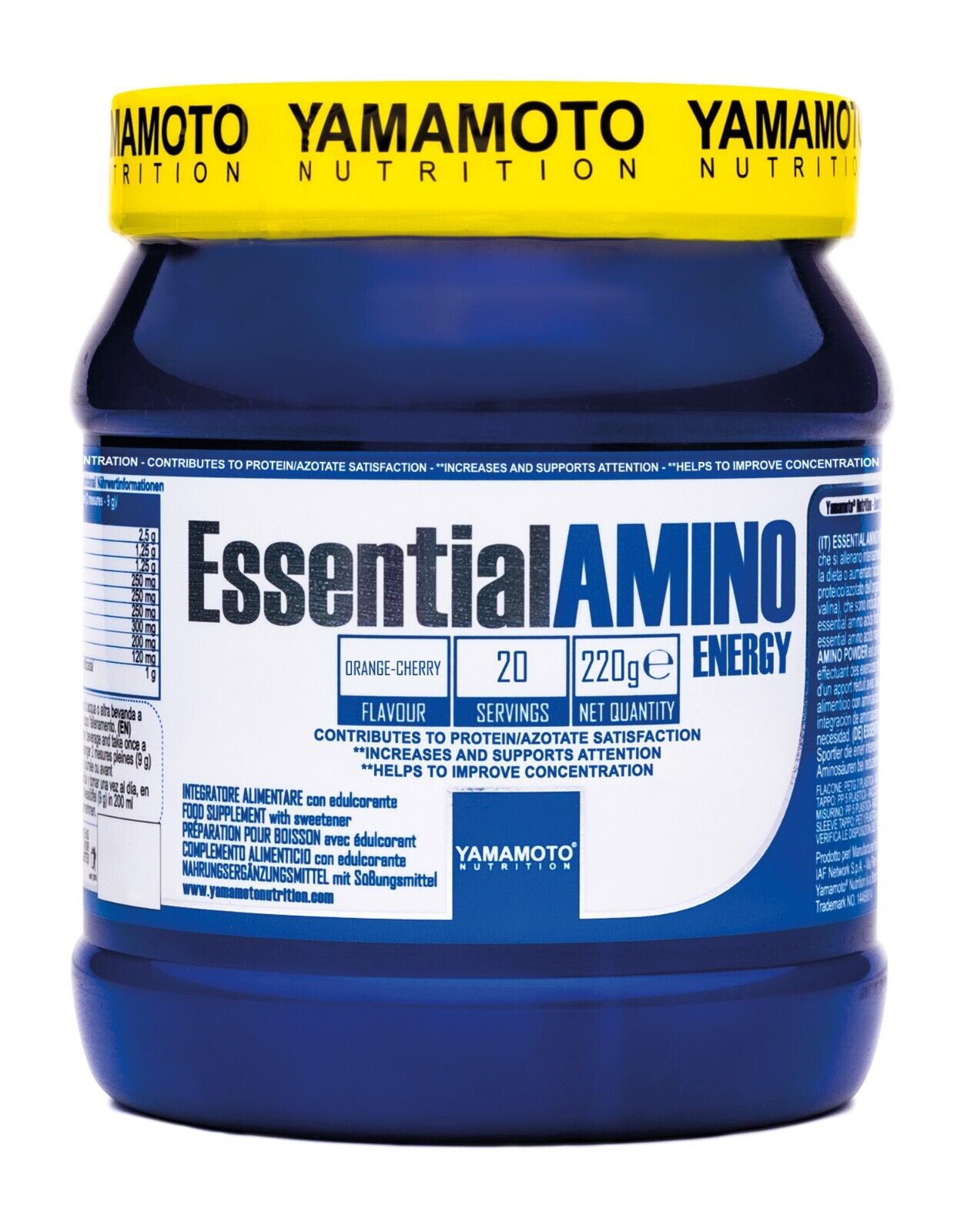 YAMAMOTO NUTRITION Essential Amino Energy 220 g AMINOACIDI ESSENZIALI