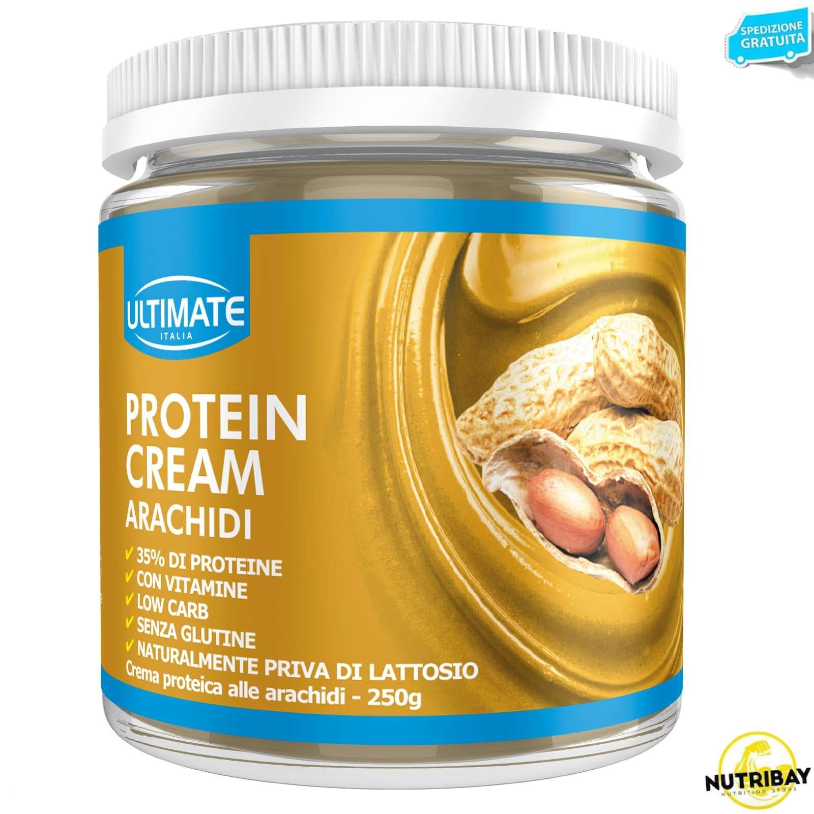 Ultimate Italia Protein Cream Arachidi - 250 gr