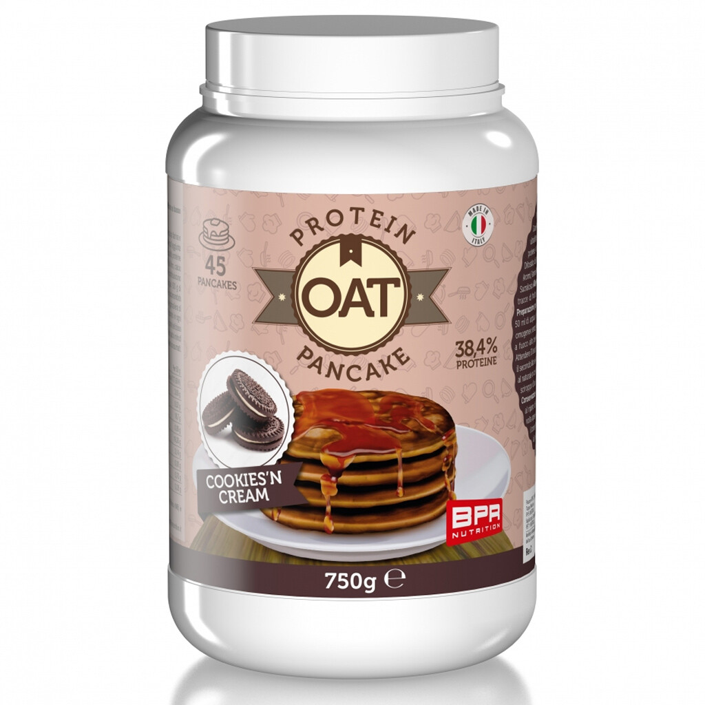 BPR NUTRITION OAT PROTEIN PANCAKE 750 GR Cookies and Cream