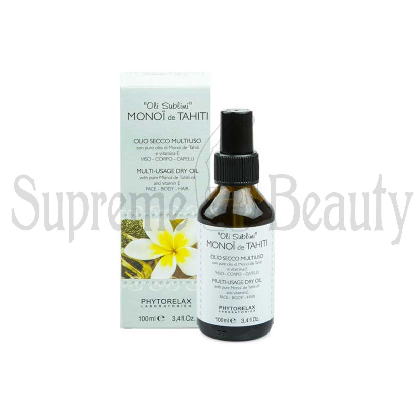 PHYTORELAX MONOI DE TAHITI OLIO SECCO MULTIUSO VISO CORPO CAPELLI ELASTICIZZANTE