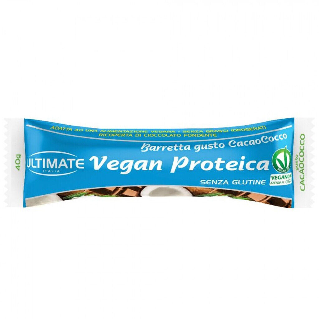 ULTIMATE ITALIA VEGAN PROTEICA BAR 40 GR Cacao-Cocco