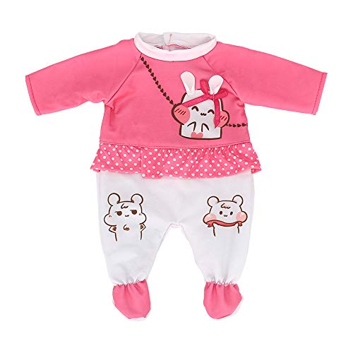 Zwoos Vestiti Per Bambole Per New Born Baby Doll, Abitini In Cotone Carina Per Bambolotti 35-43 Cm