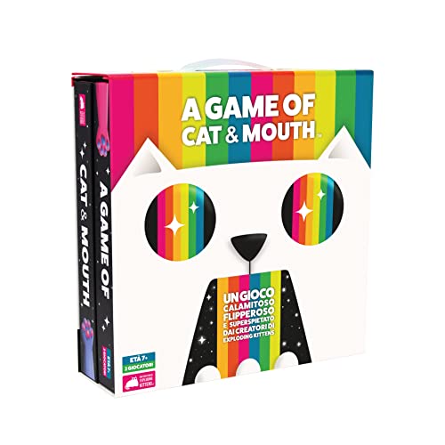 Asmodee A Game Of Cat & Mouth, Gioco Da Tavolo, Divertente Party Game Dai Creatori Di Exploding Kittens, 2 Giocatori, 7+ Anni, Edizione In Italiano