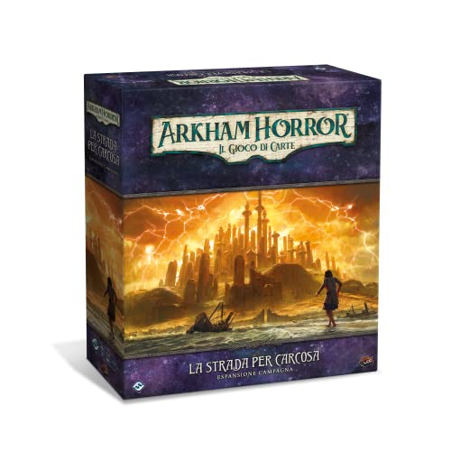 Asmodee - Arkham Horror, Il Gioco Di Carte: La Strada Per Carcosa, Espansione Campagna, Edizione In Italiano, 9675, Iahc68