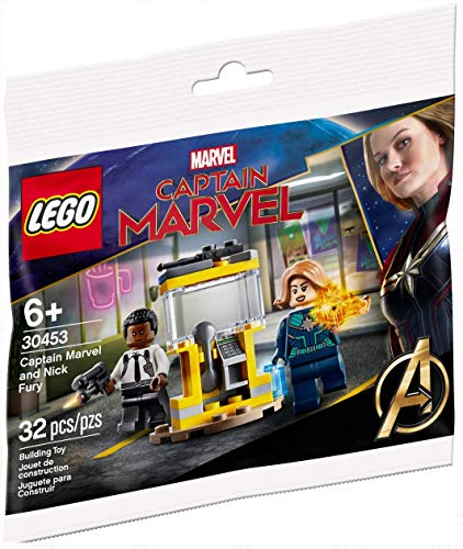Lego Marvel Capitan Marvel E Nick Fury Limited Edition Polybag (30453)