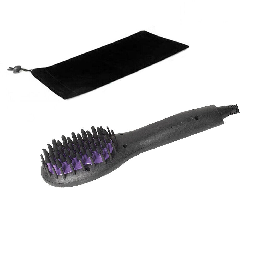 Corioliss Mini Spazzola Lisciante Straightening nera e viola 180 gradi