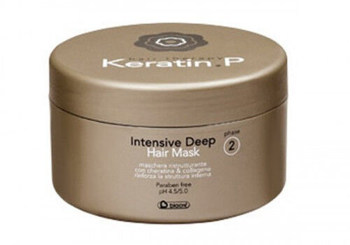 MASCHERA CAPELLI SECCHI RISTRUTTURANTE INTENSIVA CHERATINA KERATIN P 500ml