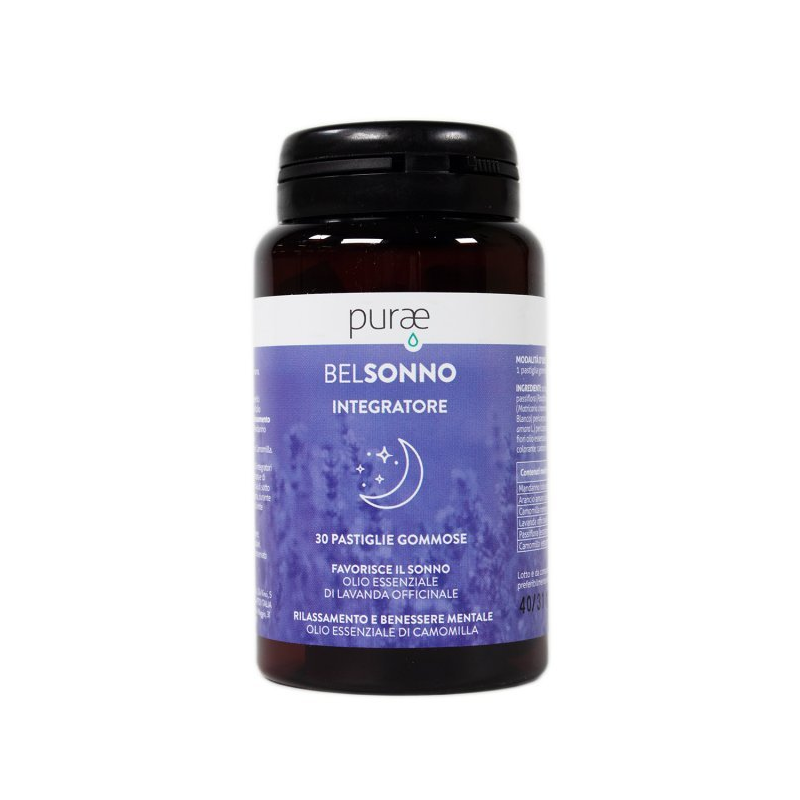 Purae Belsonno Integratore 30 Pastiglie Gommose