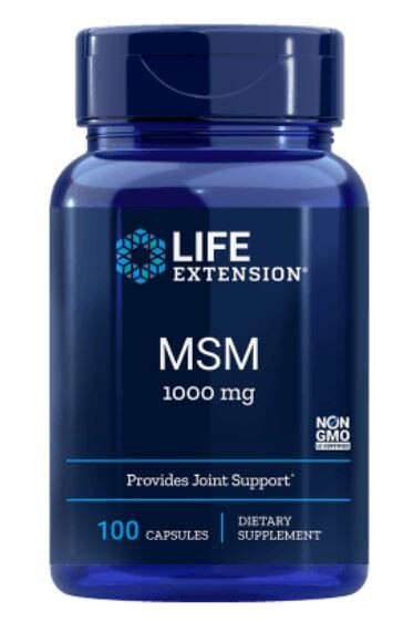 Life Extension, MSM 1000 mg, 100 capsule € 99,95 /  kg